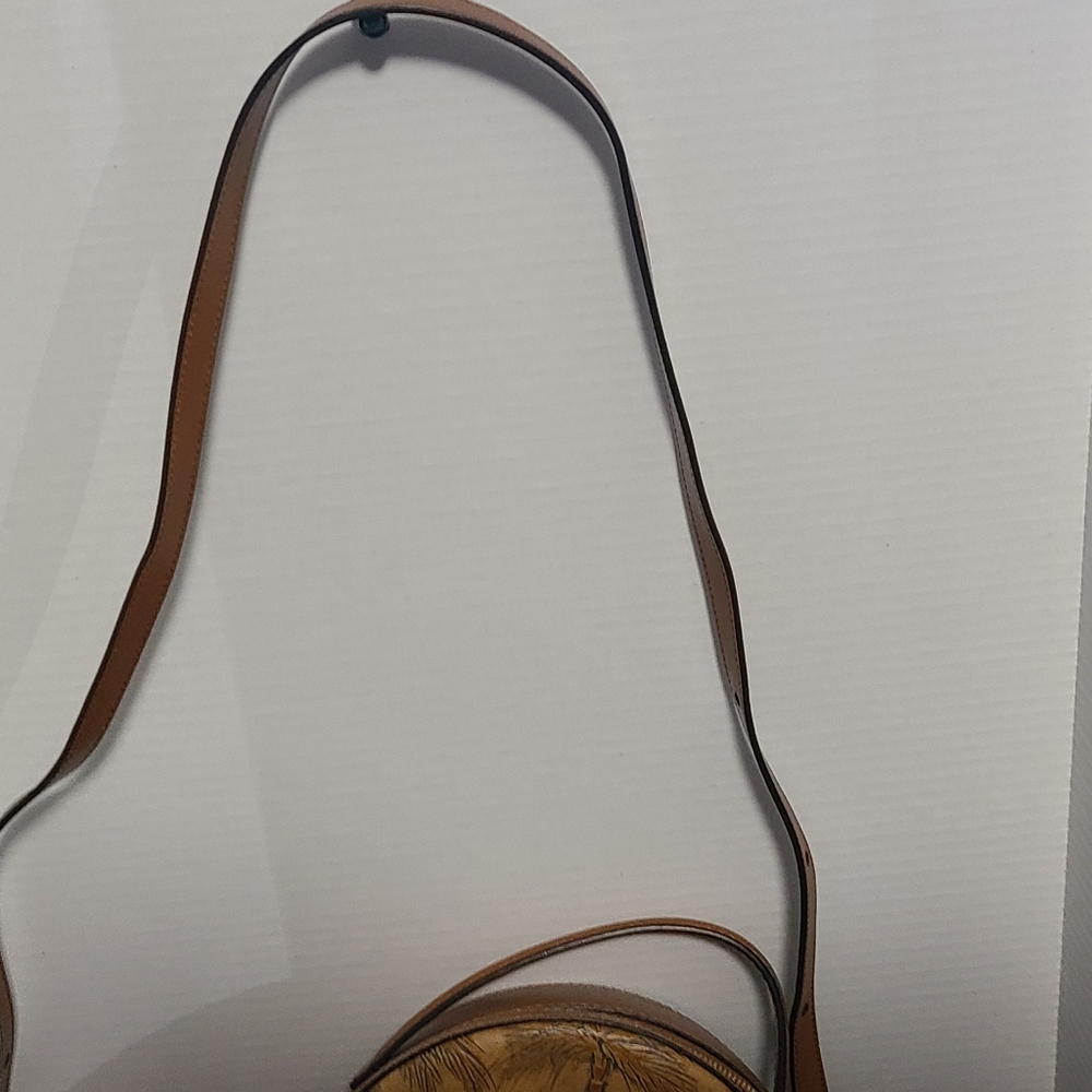 Brahmin round crossbody bag